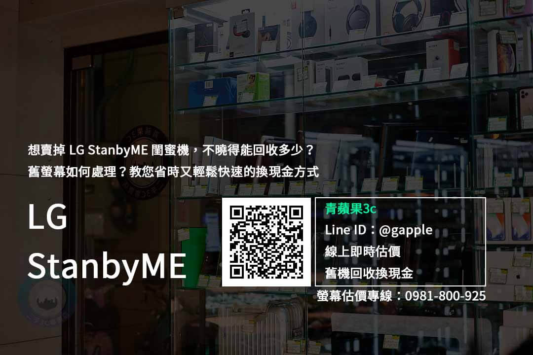 台中收購 LG StanbyME